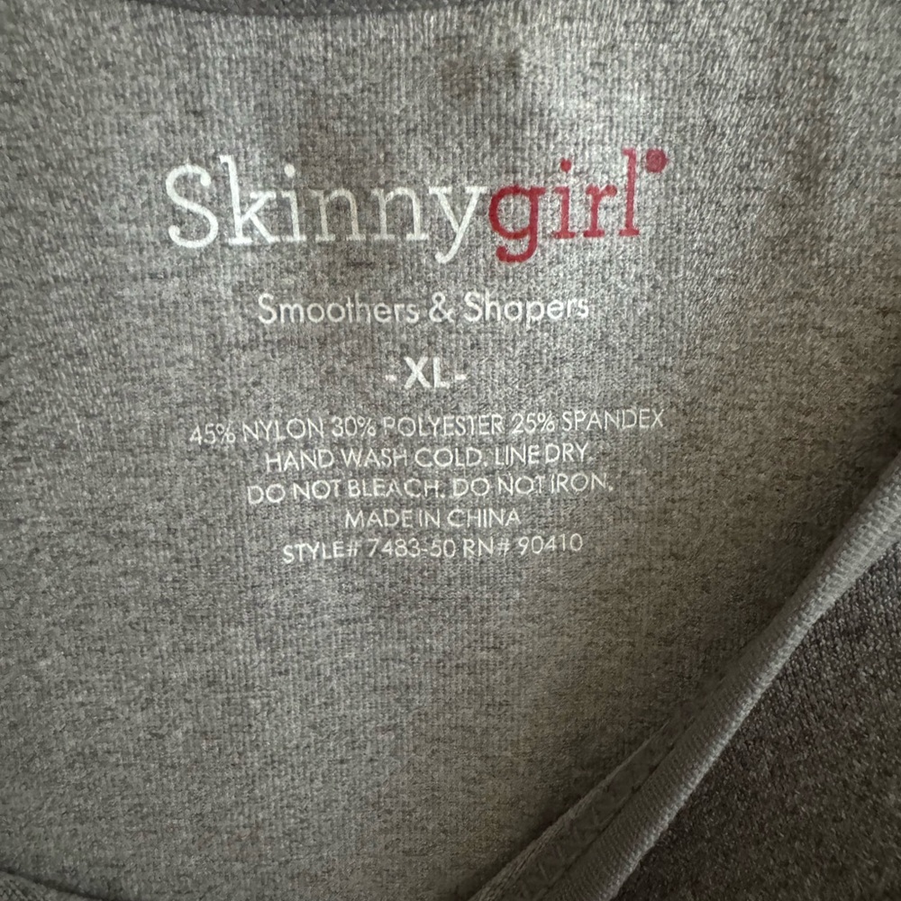 Skinnygirl Shape Wear Gray Tank Top XL - Picture 2 of 5